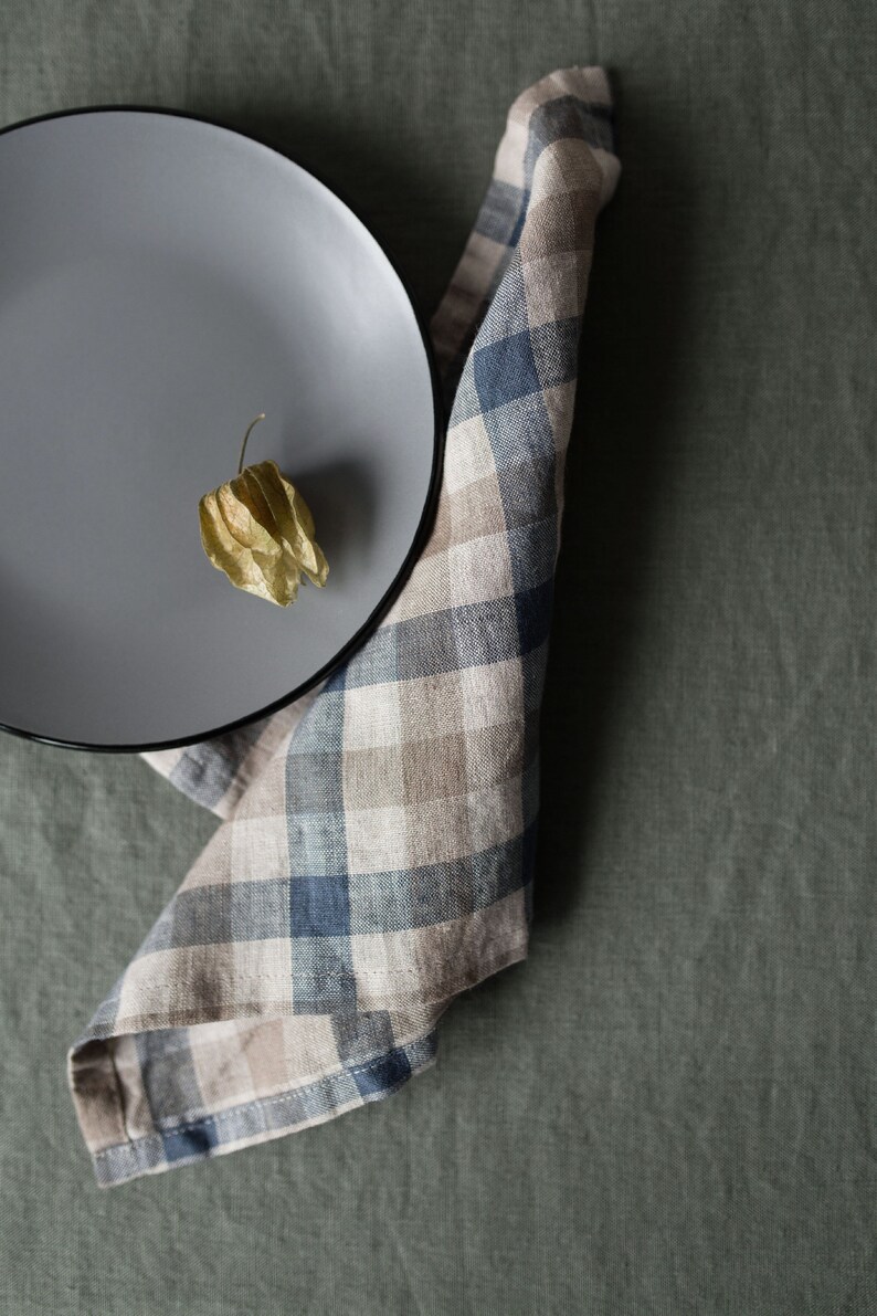 Linen Napkins Set of Linen Napkins Washed large linen napkins Washed Linen Napkins Weddings napkins