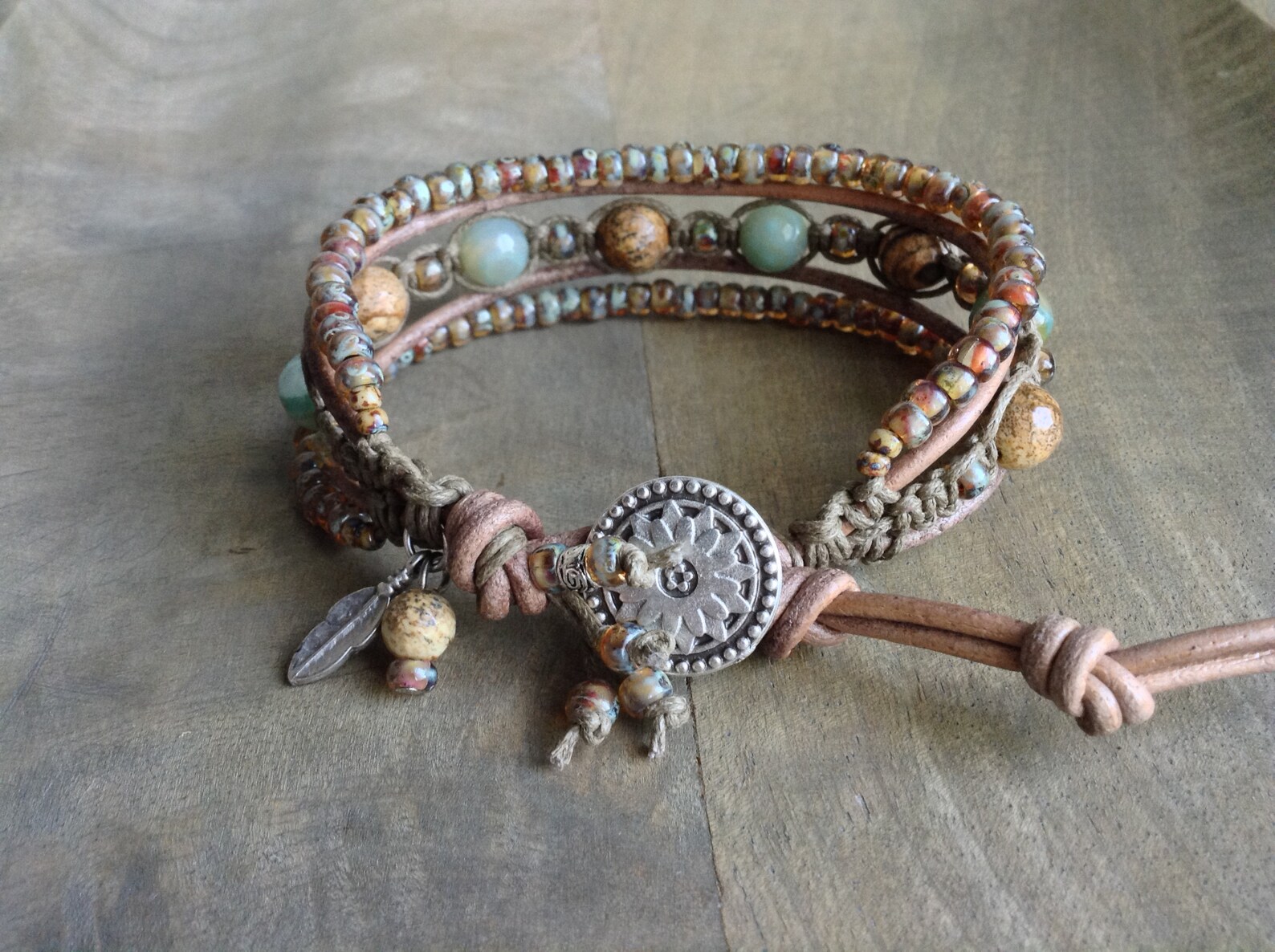 Bohemian bracelet boho chic bracelet boho bracelet womens Etsy