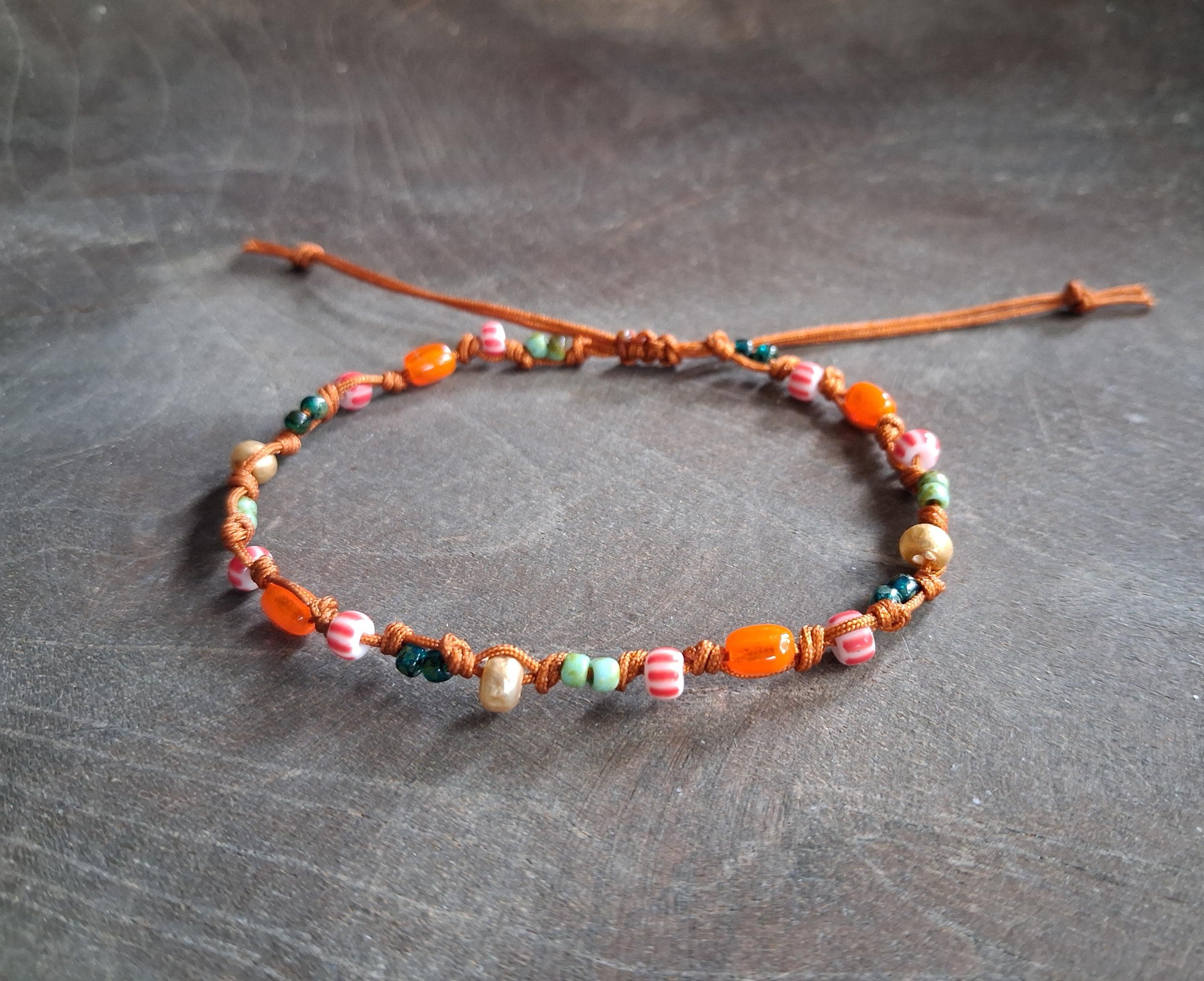 【日本未発売】Hippie Crewマサイ ビーズブレスレット Knotted Seed Bead Bracelet: Boho Stacking Surfer Style - Etsy 日本