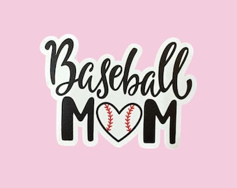 Baseball mom decal, tumbler decal, car decal, baseball decal