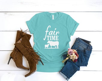 SVG, download instantâneo, arquivo para Cricut, Silhueta, Fair Time, 4H, County Fair, design de camiseta