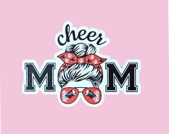 Cheer Decal, cheer sticker, Cheerleader, Cheer Mom Decal, Cheerleading Mom, Cheer sticker, Cheer Mom, waterproof Sticker