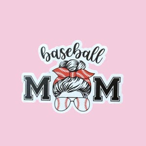 Baseball mom decal, tumbler decal, car decal, baseball decal
