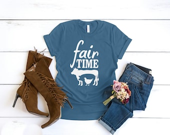 SVG, download instantâneo, arquivo para Cricut, Silhueta, Fair Time, 4H, County Fair, design de camiseta