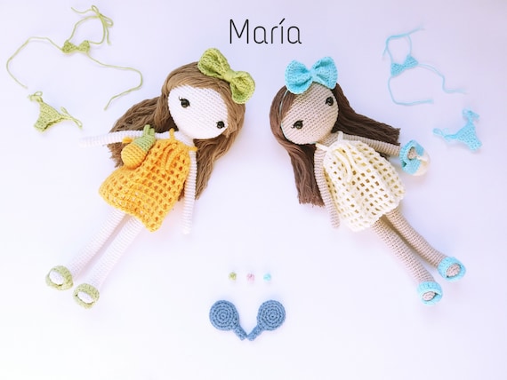 muñeca maria amigurumi