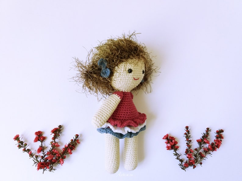 Theresa doll crochet doll pattern crochet doll pattern amigurumi doll pattern