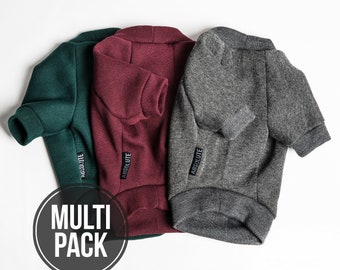 Dog Sweater / Dog jumper *MULTI PACK DISCOUNT* - Handmade fleece lined sweatshirt for dogs