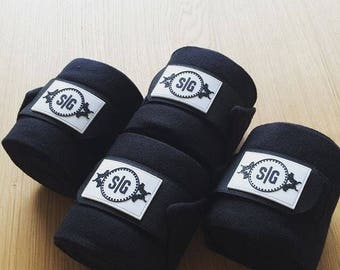 black polo bandages