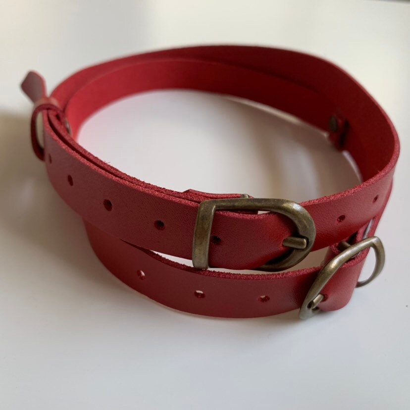 Leather stocking straps Leather garters Sock garters Steampunk Etsy