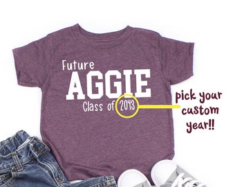 Future Aggie toddler or youth shirt, Future Texas Aggie, Future Aggie gift