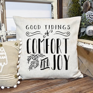 Comfort and joy pillow sales