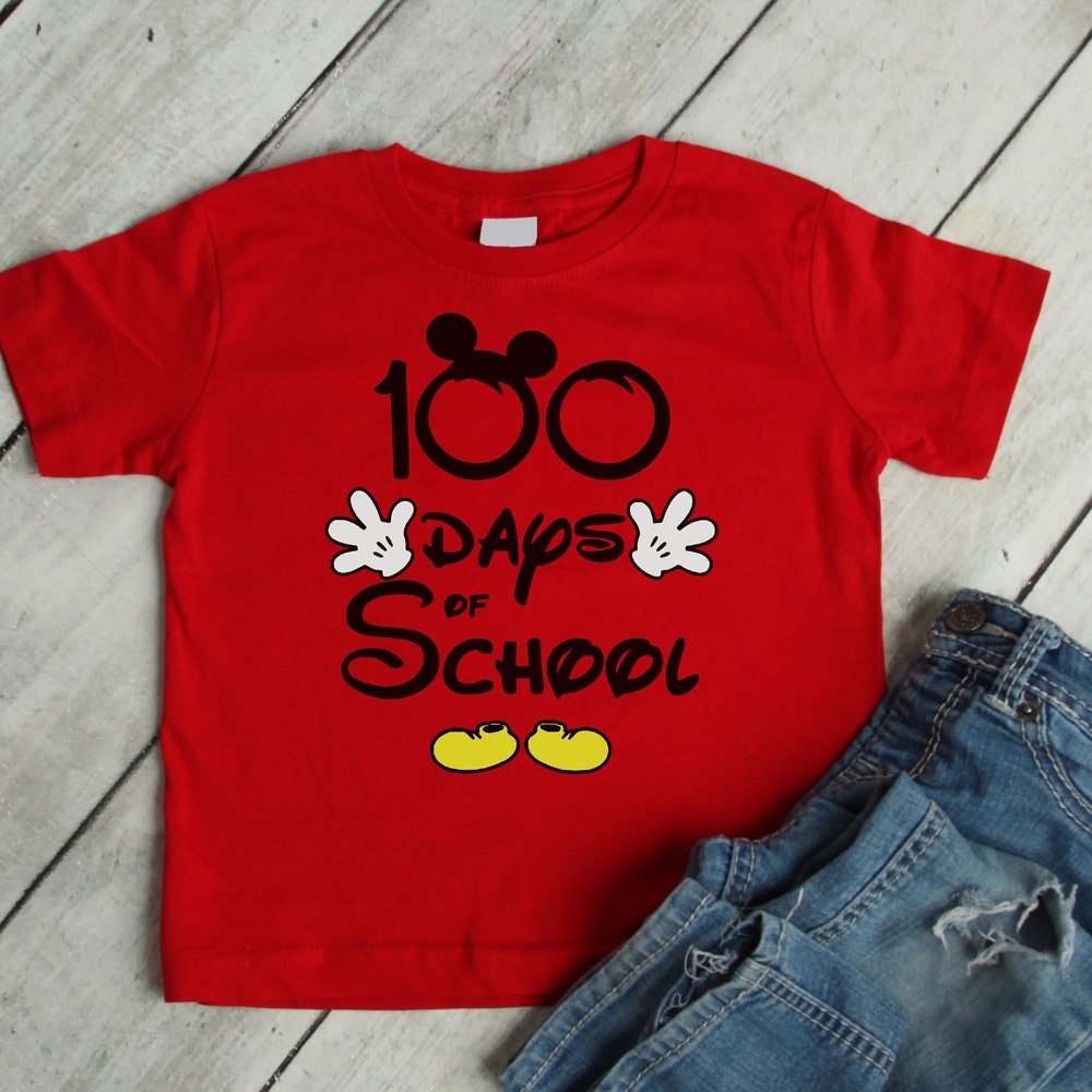 100 Days Mickey 100Th Day Of School Shirt, 100 Days Of School Disney Shirt, 100Th Day Of School Mickey Shirt, 100 Day Countdown, 100 Days Teesummer