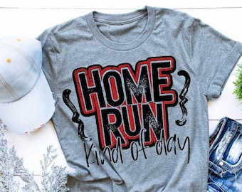 Home Run Kind of Day Shirt, Baseball sister Graphic Tee, Baseball sister toddler or youth, Baseball sister outfit,