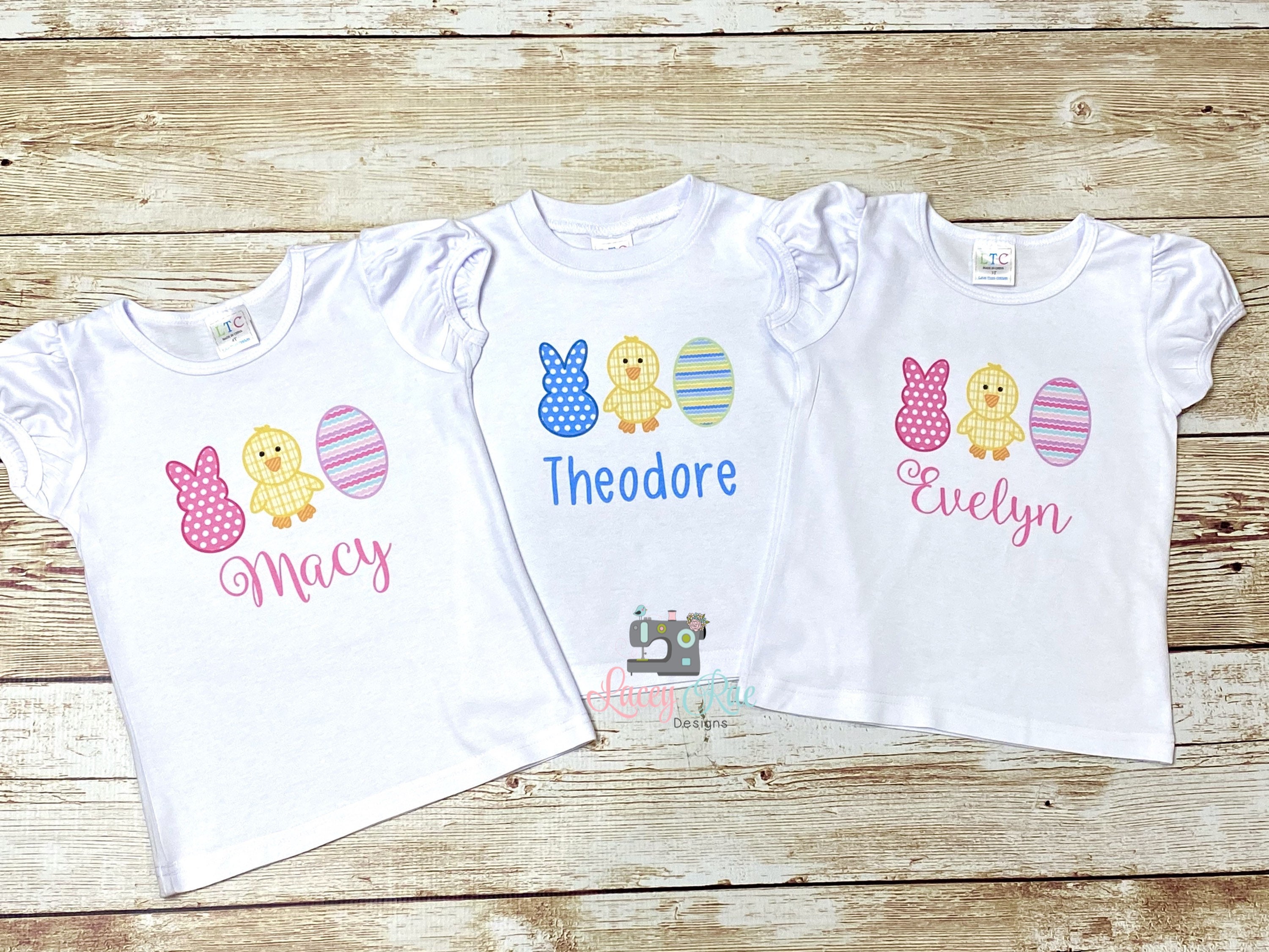 Girls Easter Shirt Easter Shirt With Name Personalized Etsy