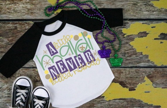 Girls mardi gras shirts sales