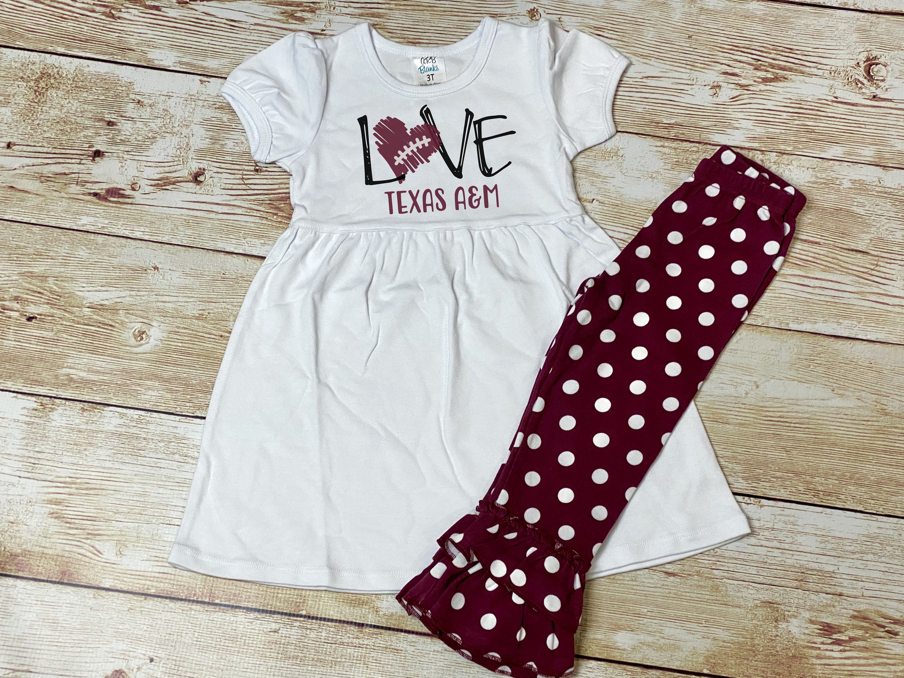 princess polly baby blue dress Texas A&M maroon and white game day dresses main image 0