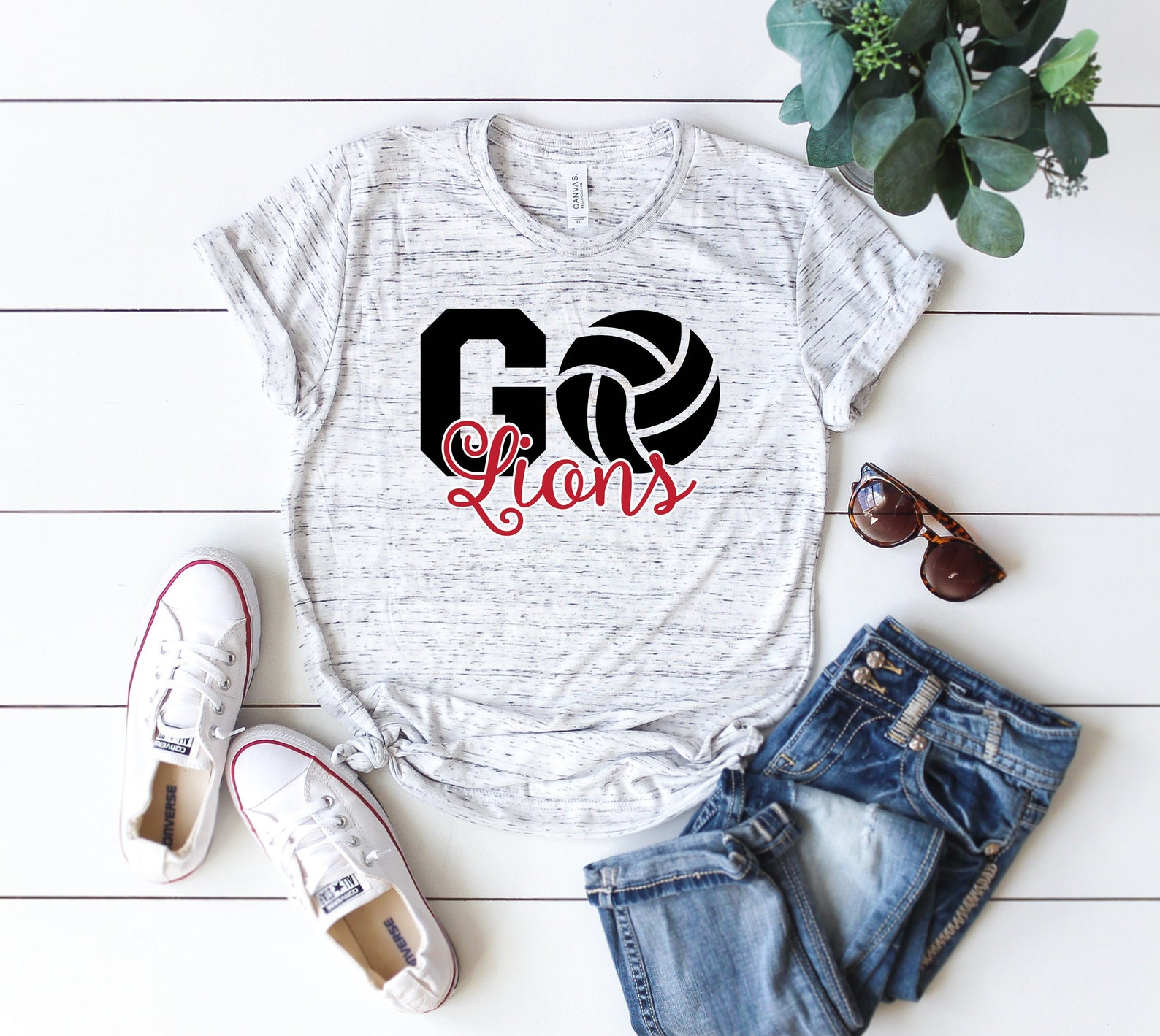 Go Lions Volleyball Shirt Volleyball Mom Shirt Lady Lions - Etsy