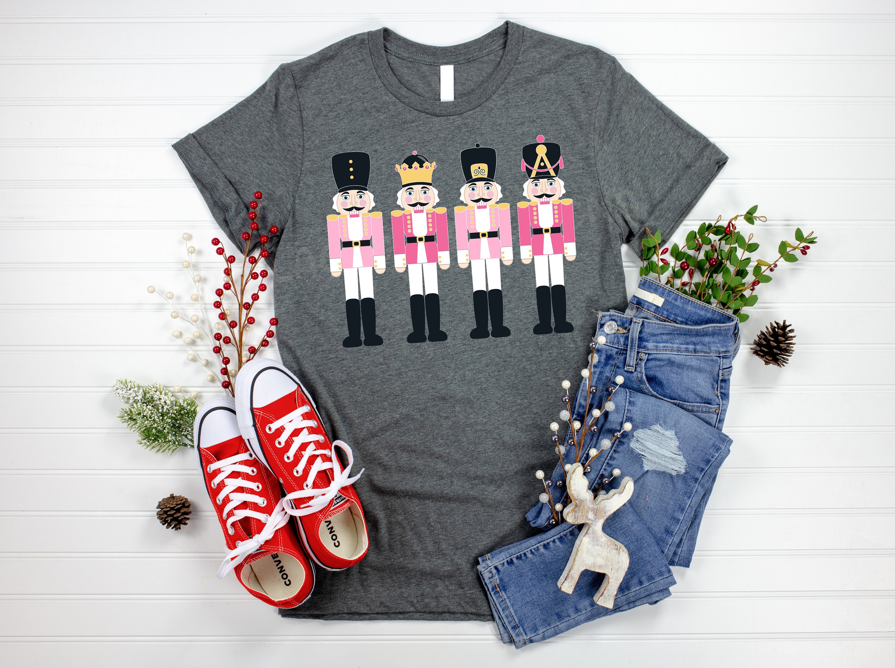Nutcracker Shirt Triblend tee crew or vneck Women's Etsy