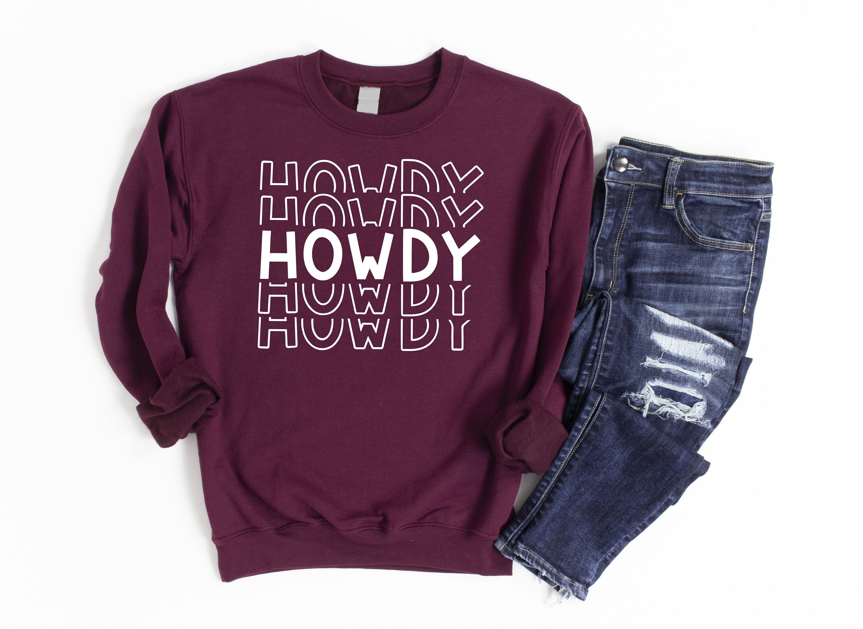 howdy corded sweatshirt