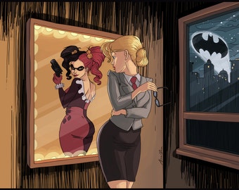 Harley Quinn's Reflection