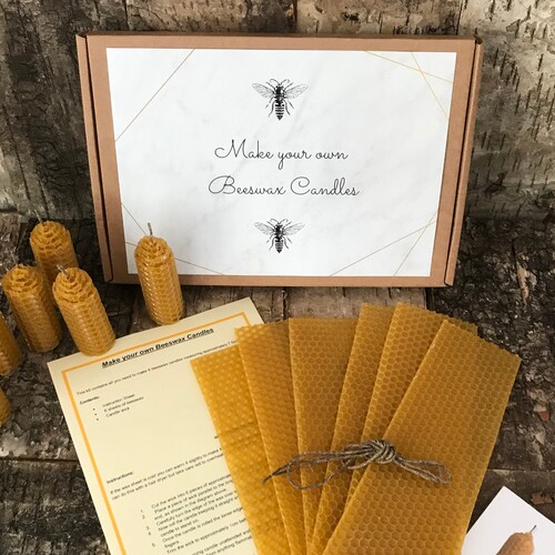 Beeswax Candle Making Kit Beeswax Sheets for Candles 10 Pcs Etsy
