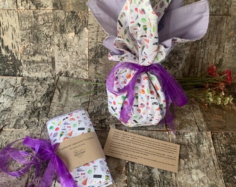Japanese furoshiki, material gift wrap, wrapping cloth