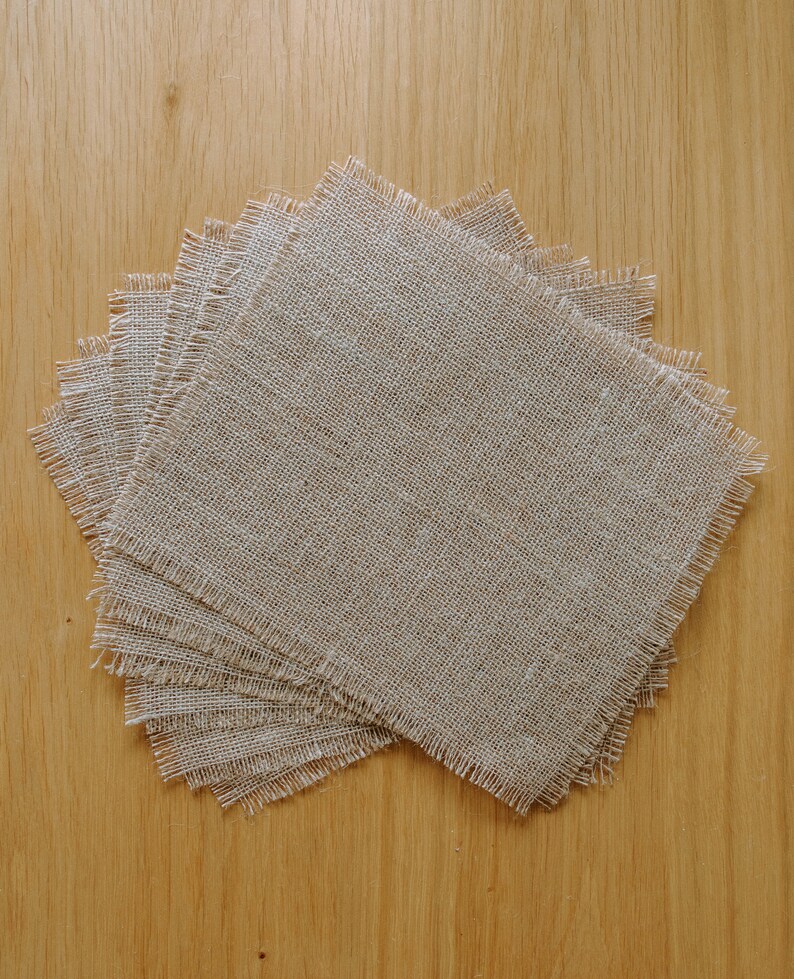 Hessian Table Mats Etsy