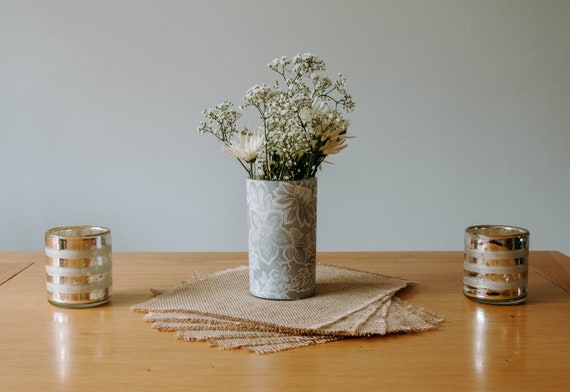 Hessian Table Mats Etsy