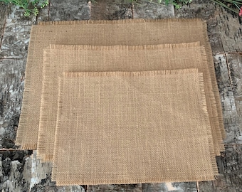 Hessian, Jute table mats, placemats, table setting, party, wedding, choose your size