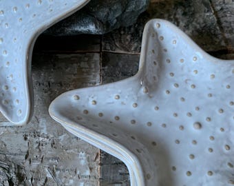 Sea themed, beach, star shaped snack/trinket dish