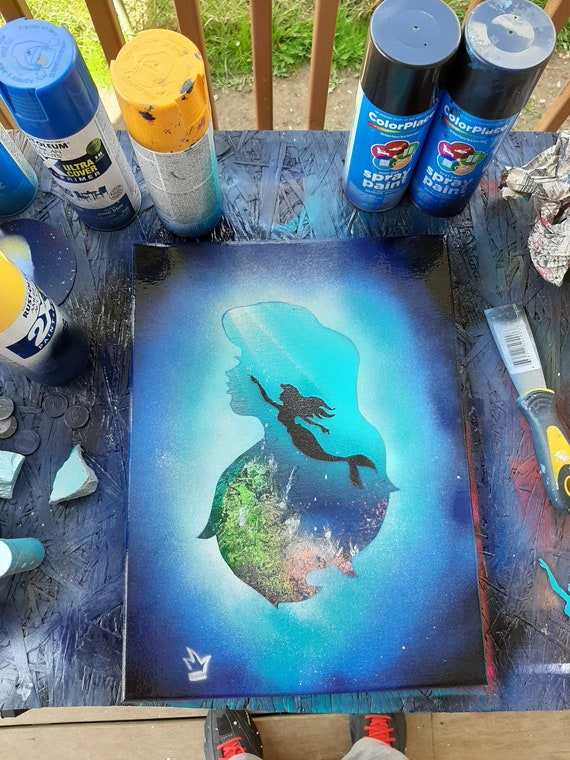 Spray Paint Art Etsy