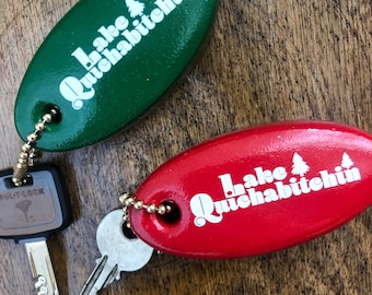 Lake Quichabitchin Floating Schlüsselanhänger: Lustiges Geschenk für Bootsfahrer
