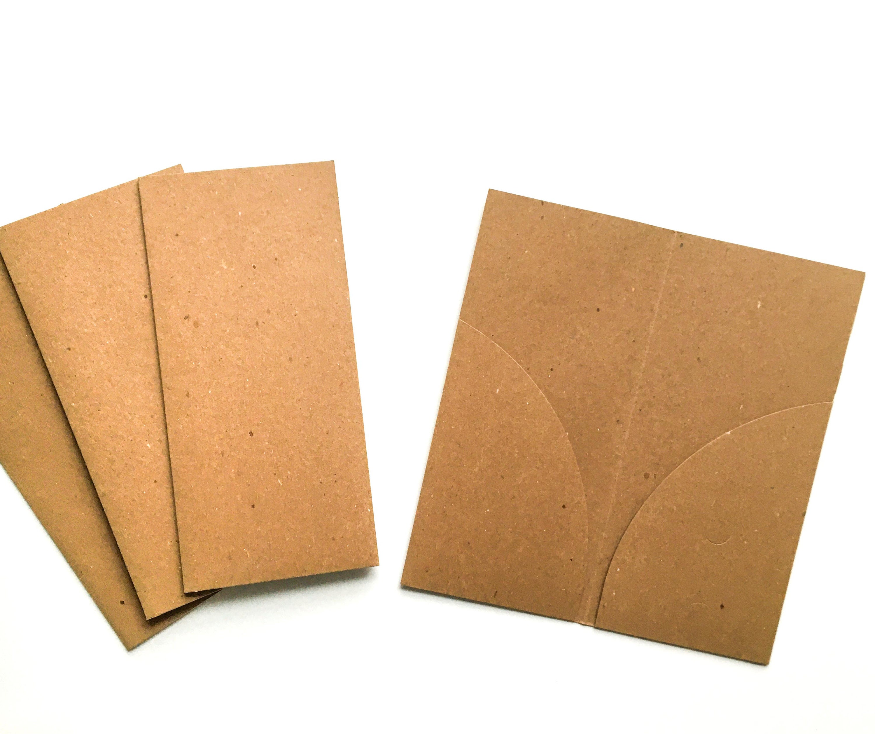 Kraft Folders for Wedding Invitation Paper Suites Etsy