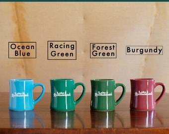 Classic Diner Mug made in USA—Lake Quichabitchin—14-ounces in 4 colors makes a Perfect Gift for yourself and others