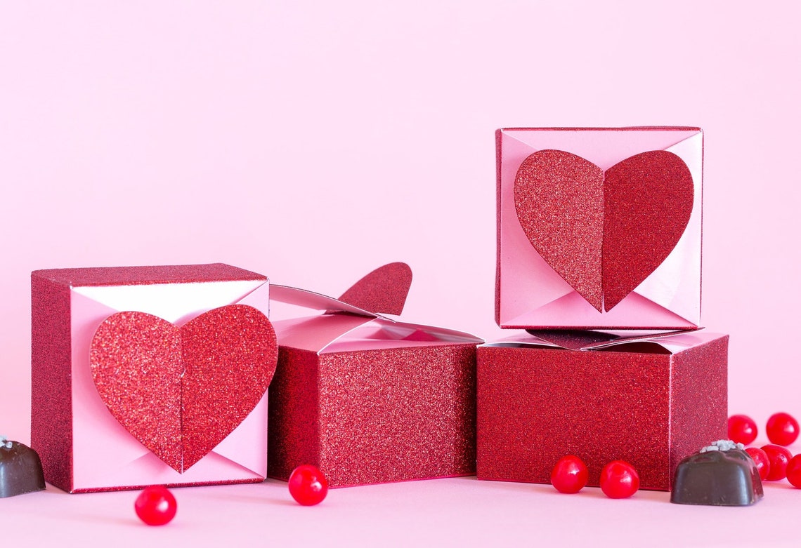 Heart  Party Favor Boxes