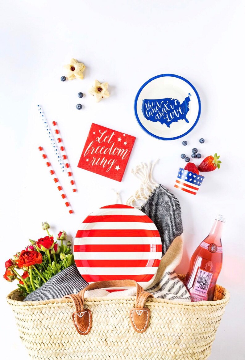 Stars and Stripes Favor Cups