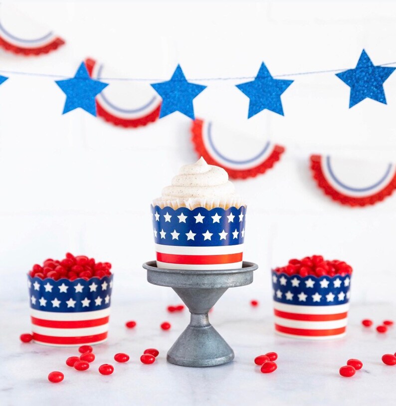 Stars and Stripes Favor Cups