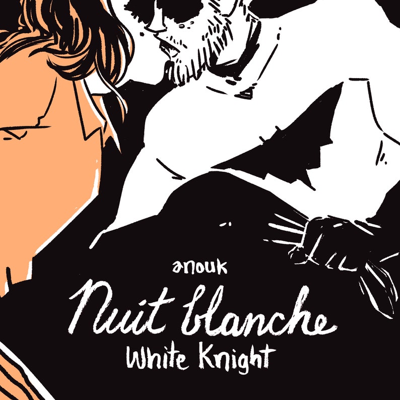 Queer zine White Knight, Inktober 2018 image 2