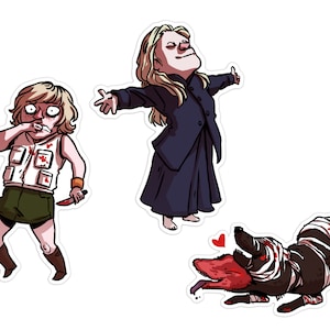 Silent Hill 3 | Spooky cute Heather Mason vinyl stickers pack