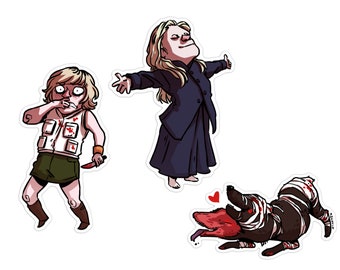 Silent Hill 3 | Spooky cute Heather Mason vinyl stickers pack