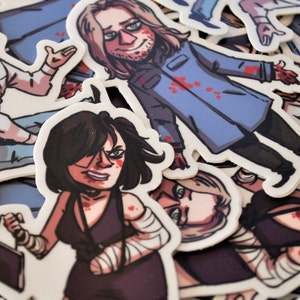 Silent Hill 4: the Room Spooky cute Walter Sulivan vinyl stickers pack image 10