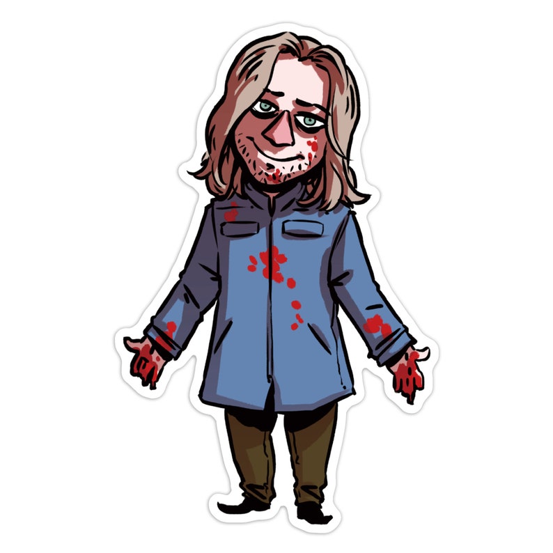 Silent Hill 4: the Room Spooky cute Walter Sulivan vinyl stickers pack image 3