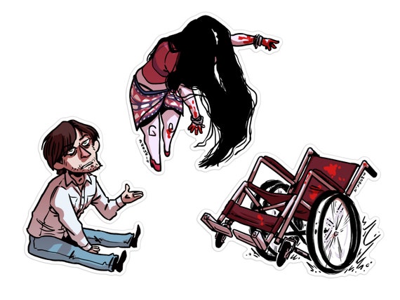 Silent Hill 4 The Room Spooky Cute Henry Townshend Vinyl Stickers Pack