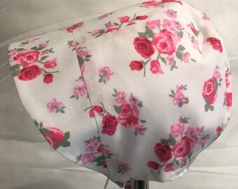 Handmade Floral Baby Bonnet: Vintage Style Sun Hat