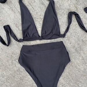 2 piece bikini set, bikini, beachwear, swimwear, festival bikini, micro mini top, bra top, summer bikini, vacation outfit, show outfit, gift image 2