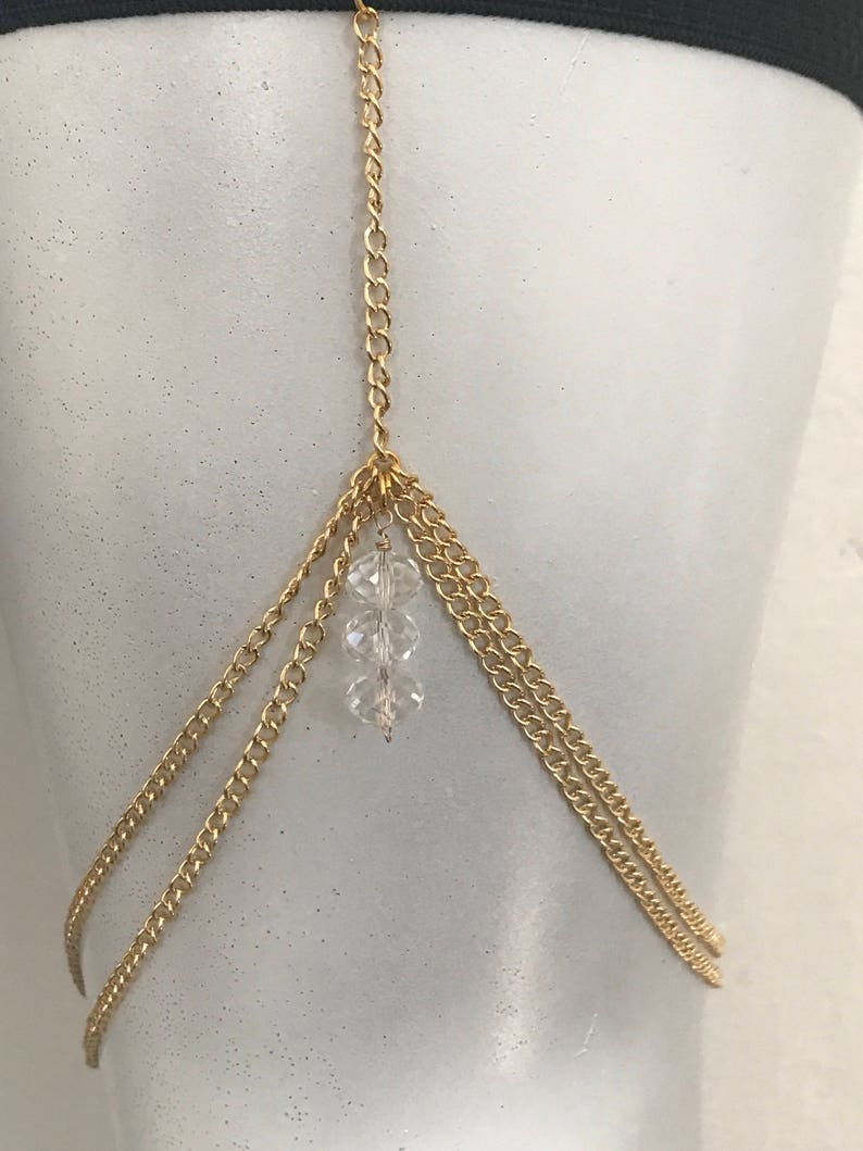 Thigh High Crystal Jewelry Body Jewelry Leg Bracelet Etsy