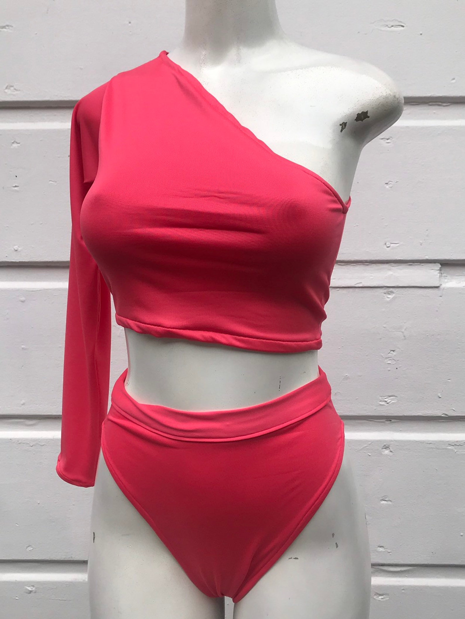 2 Piece Set Sexy Bikini Beachwear Swimwear High Waist Etsy