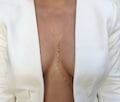crystal Body chain, layering body chain, bikini body jewelry, festival body chain, summer body chain, costume body chain, gift for her
