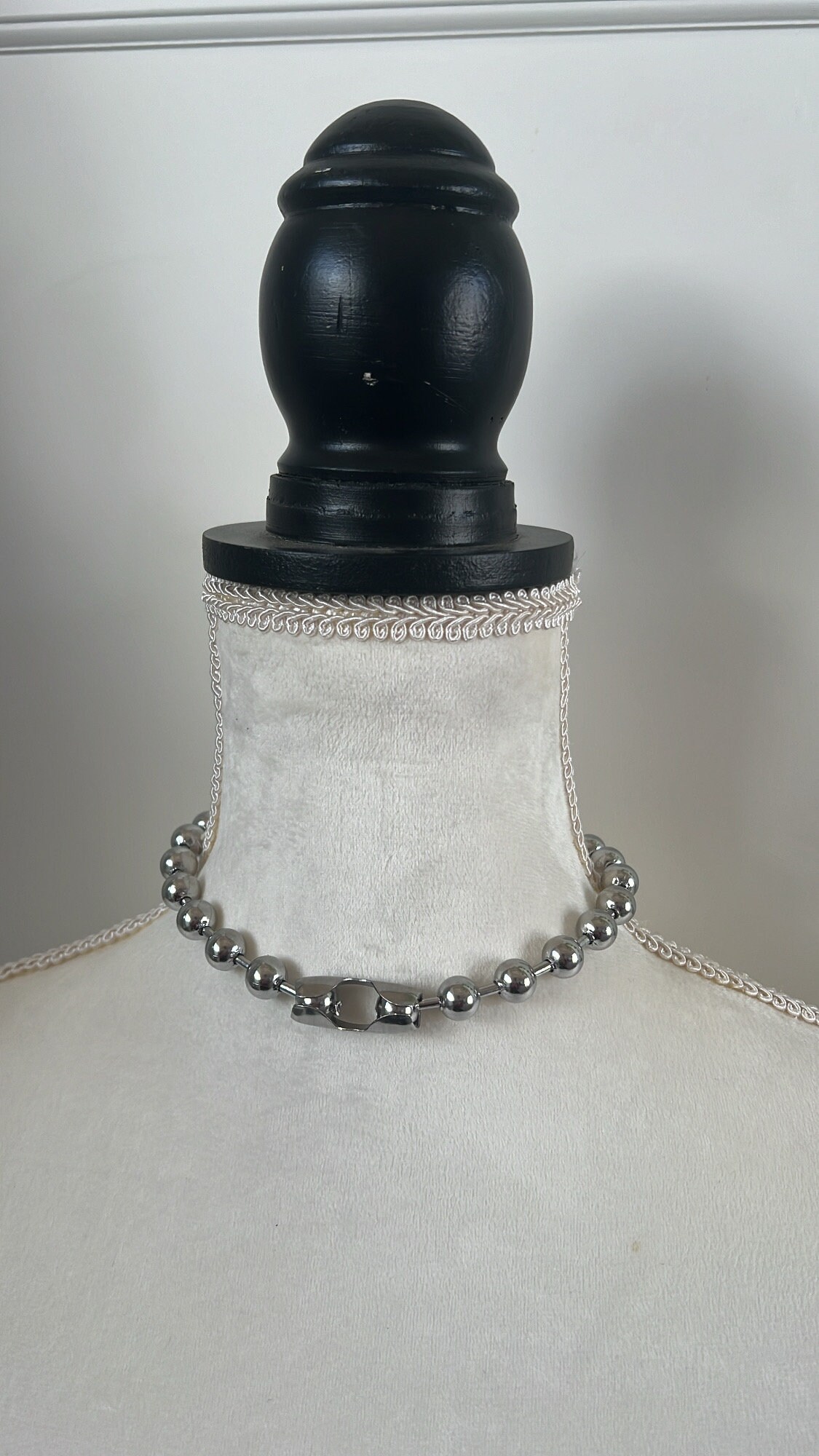 Ball Chain Choker | Stainless Steel Choker | Grunge Necklace