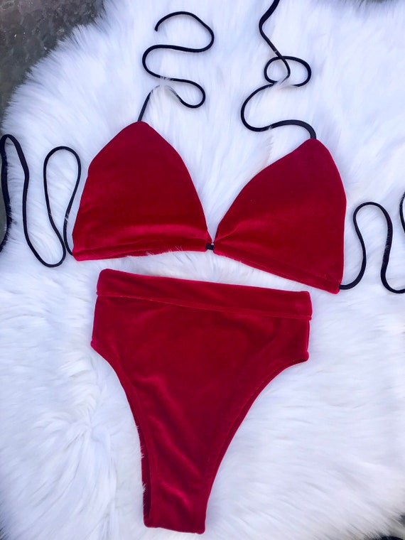 red velvet swimwear